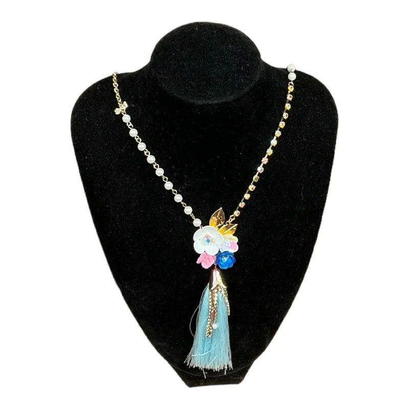 Stunning necklaces and pendants with birthstone pendants for a personal touch-Necklace Statement By Betsey Johnson