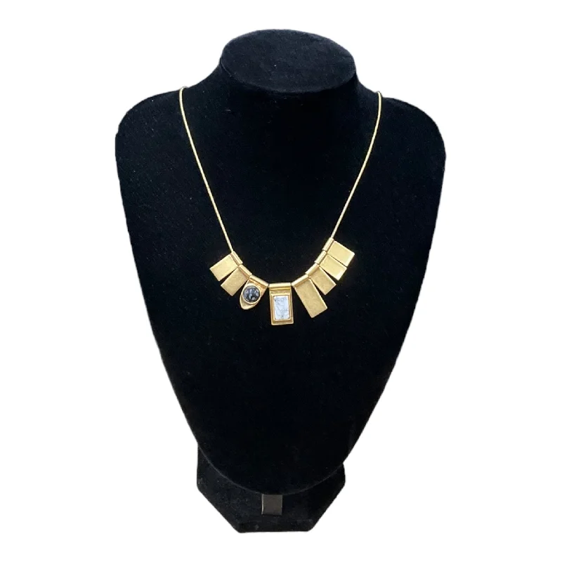 Layered necklaces and pendants for a trendy and fashionable stacked look-Necklace Statement By Madewell