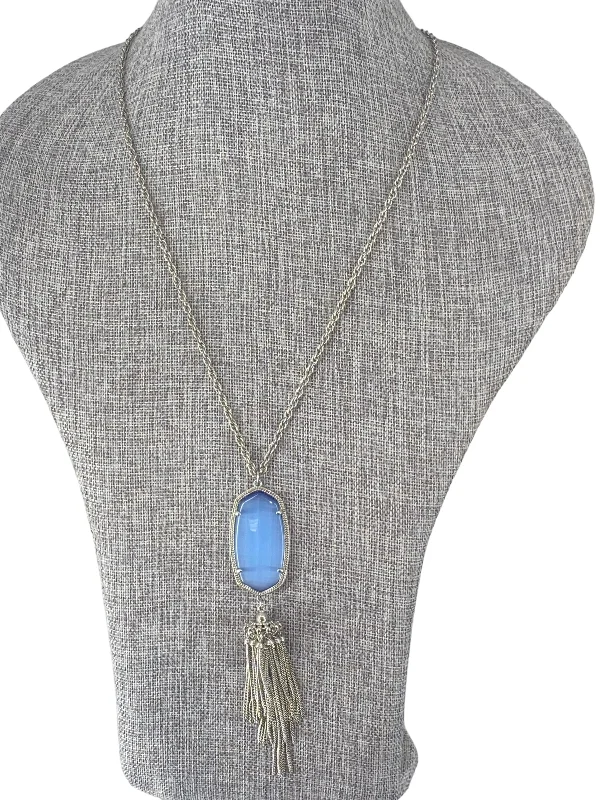 Stunning necklaces and pendants with aquamarine stones for a serene effect-Necklace Charm By Kendra Scott