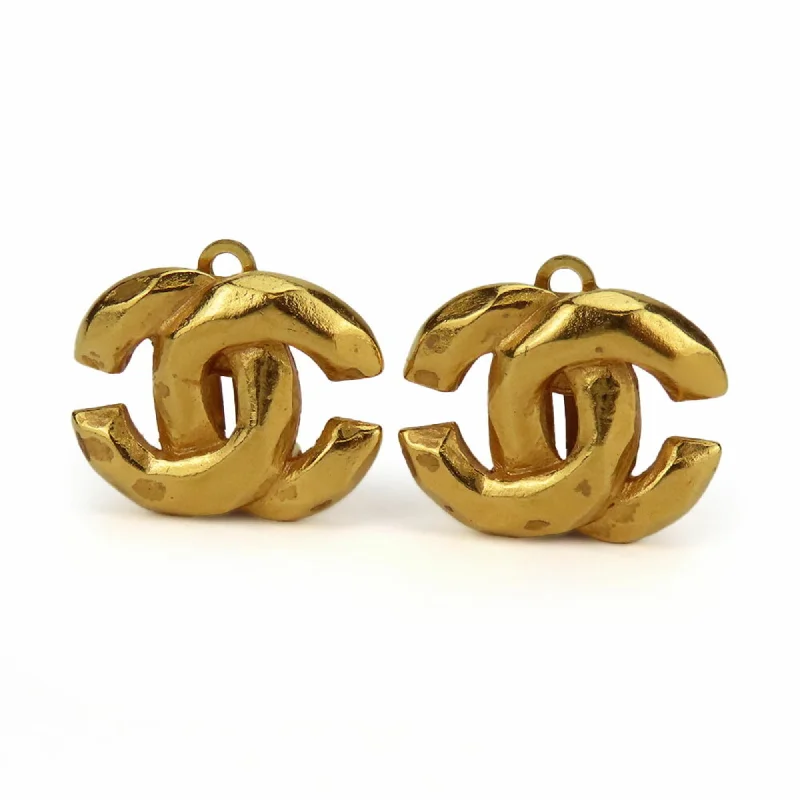 Lead Free Drop Earrings for Health -Chanel  Metal Clip Earrings (Pre-Owned)