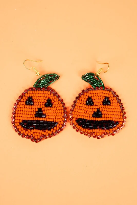 Drop Earrings with Knot Designs -So Cute It's Scary Seed Bead Earrings