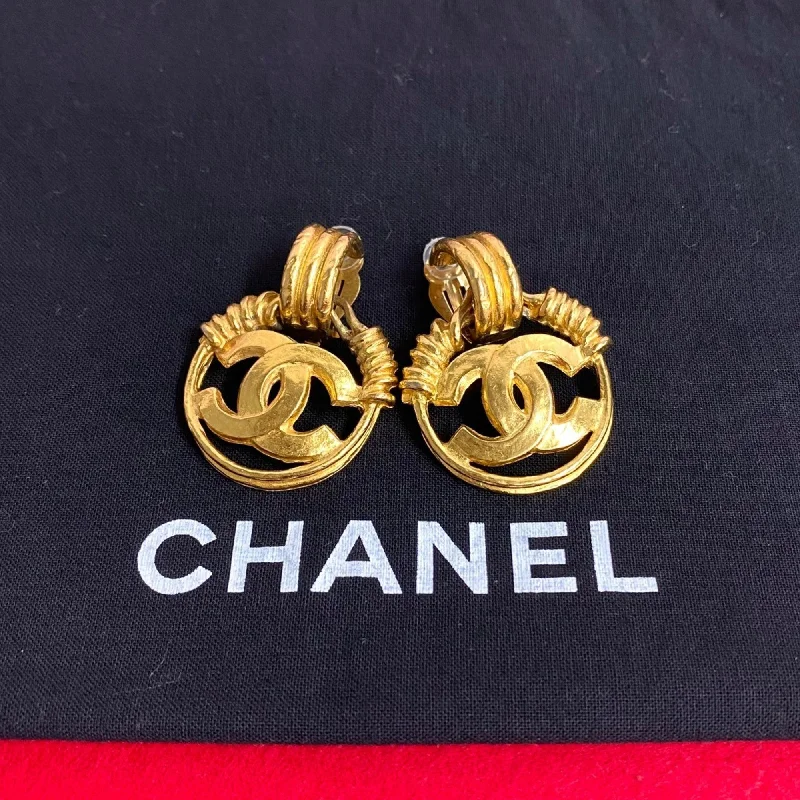 Drop Earrings for Anniversary -Chanel   Plating Clip Earrings (Pre-Owned)