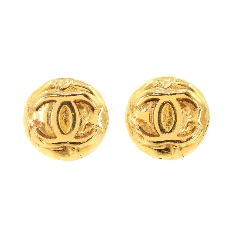 Drop Earrings with Infinity Symbols -Chanel Clip Earrings (Pre-Owned)