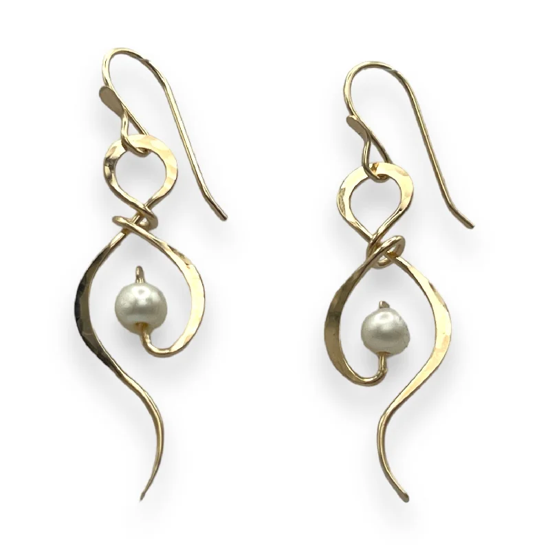 Hoop earrings with gold accents for a warm, elegant statement piece-210 - Bedazzled Dangles