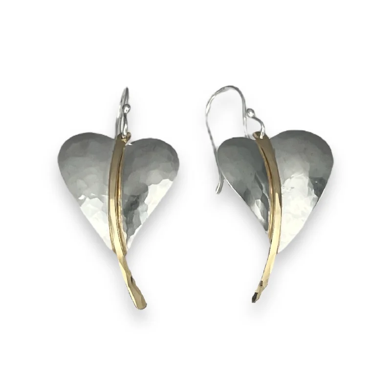 Best hoop earrings with Swarovski crystals for added sparkle and luxury-2239 - Heart Throb Dangles