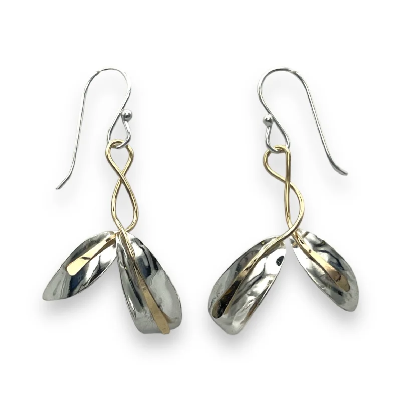 Best hoop earrings with smooth ceramic finishes for a polished, clean style-2243 - Twisted Vines Dangles