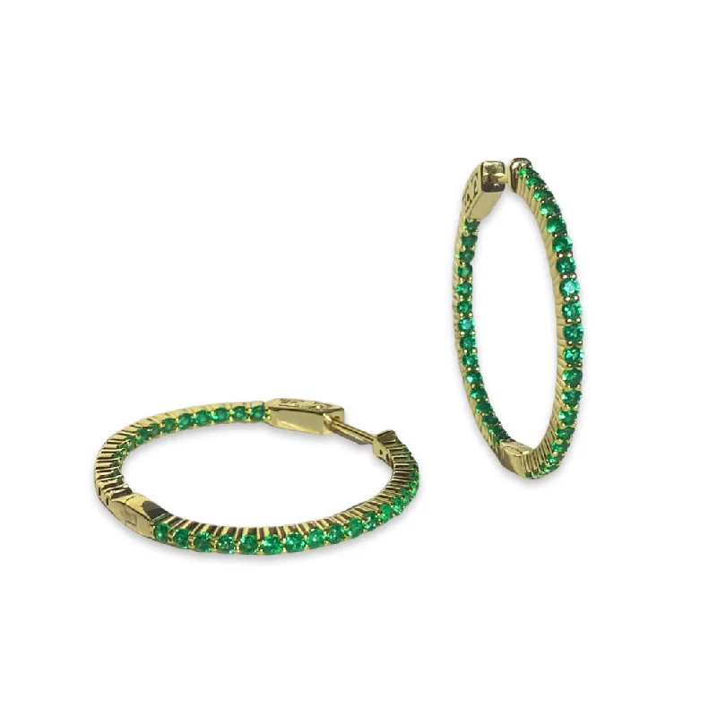 Large hoop earrings for a bold and statement-making fashion accessory-Birthstone French Clasp Hoops