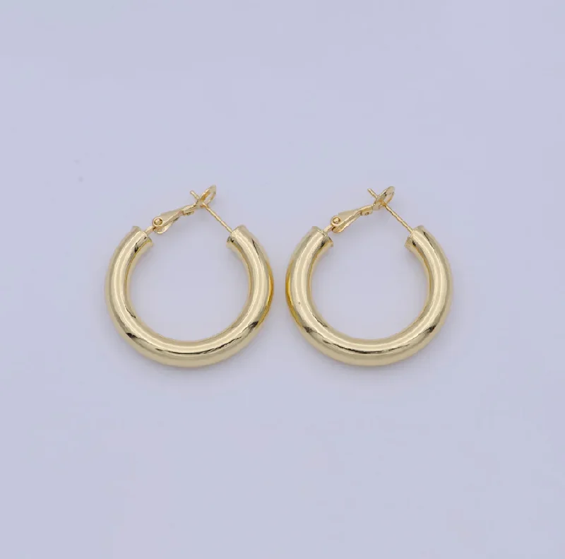 Best hoop earrings with matte finish for a sophisticated, understated design-Gold Filled Hinged Hoops