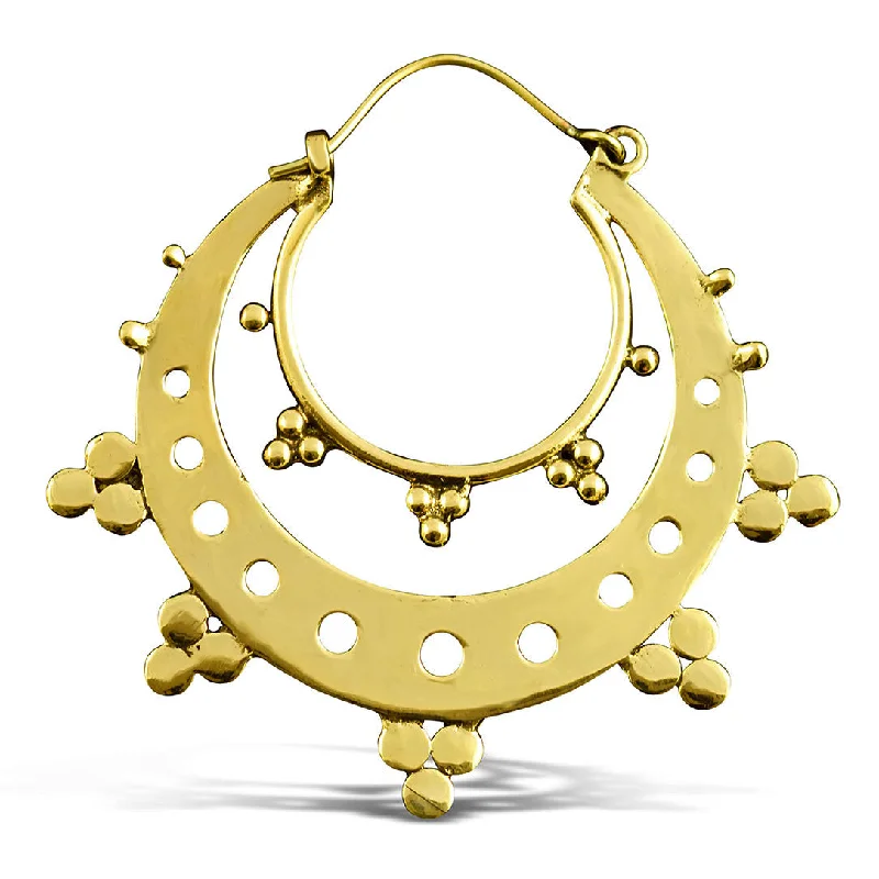 Best hoop earrings with asymmetrical designs for a fashion-forward, avant-garde look-<span>BRE-048<span>: </span></span>Femi Hoops