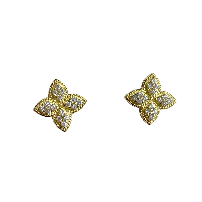 Best hoop earrings with gold for a luxurious and timeless look-Flora Point Studs