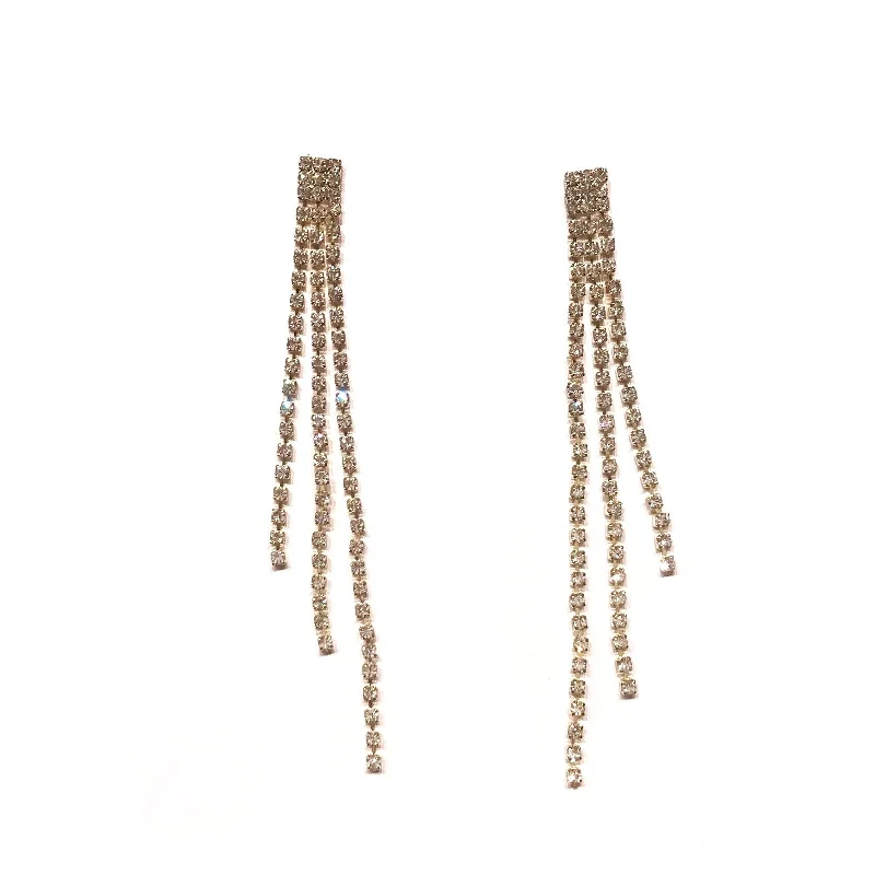 Hoop earrings with braided patterns for a detailed and textured finish-Krista Tassel Earrings