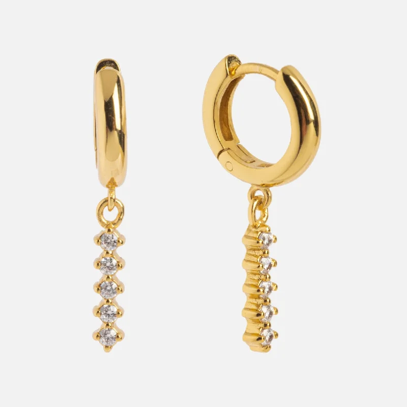 Best hoop earrings with detachable studs for a versatile and adjustable accessory-Larissa Earrings