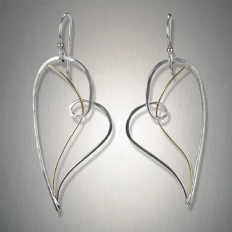 Hoop earrings with pearl accents for a chic and classic style-2028 - Shot Through the Heart Earring