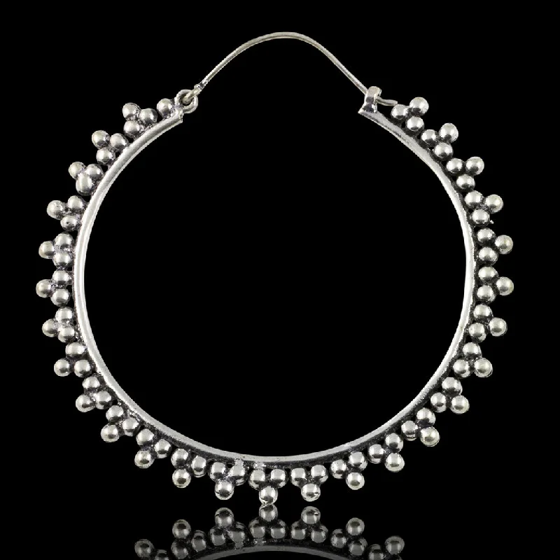 Best hoop earrings with custom engravings for a personalized and meaningful gift-<span>ASE-002<span>: </span></span>Vishnu Hoops