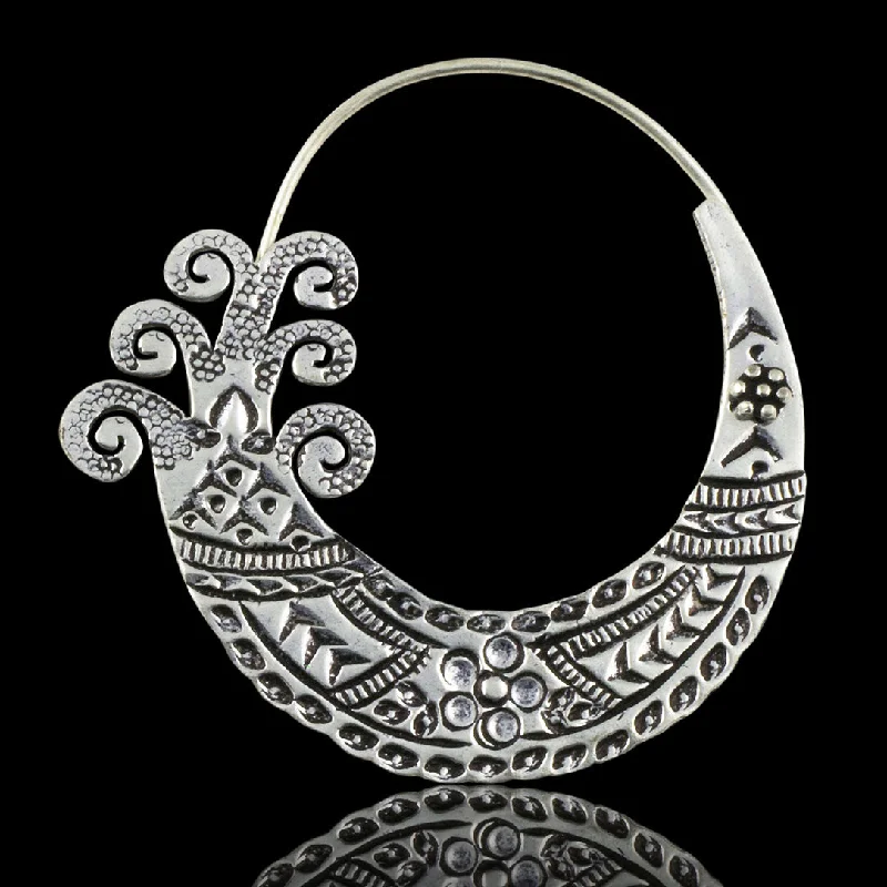 Best hoop earrings with angel wing accents for a spiritual and meaningful design-<span>ASE-008<span>: </span></span>Burmese Hoops