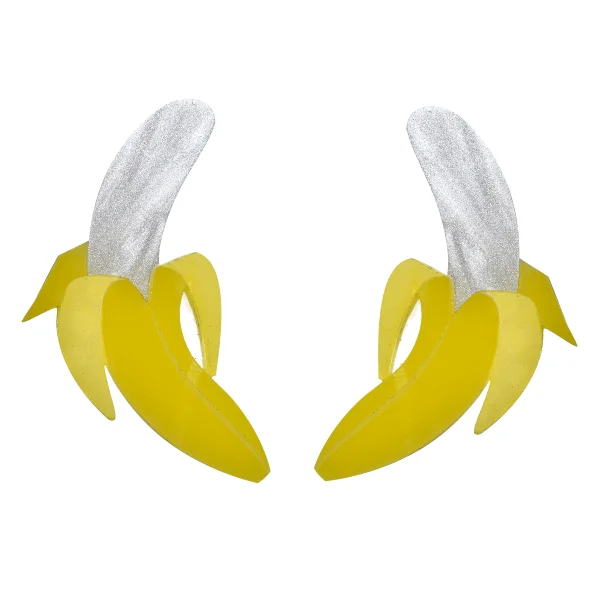 Best hoop earrings with infinity designs for a timeless and meaningful symbol-XL Banana Earrings